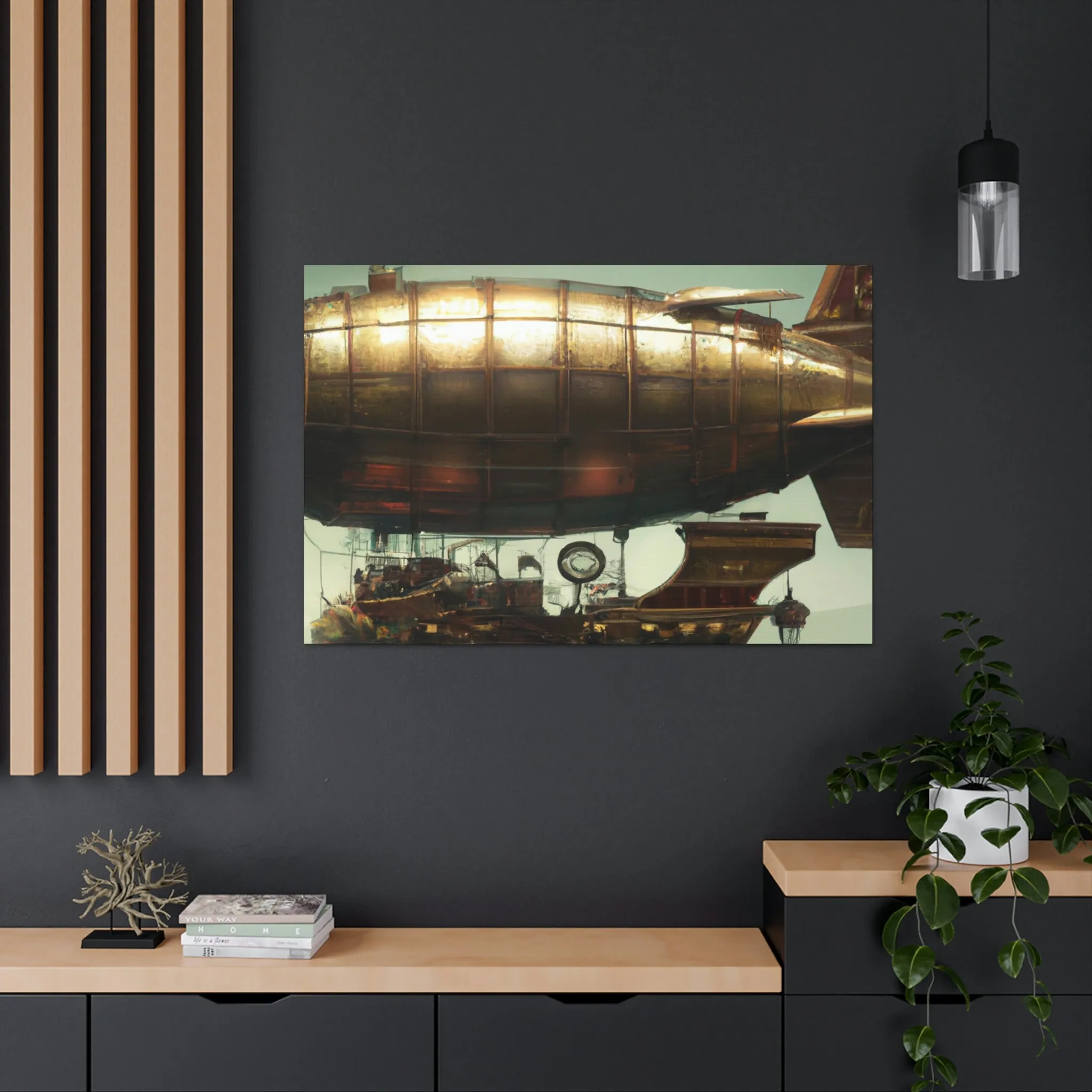 Steampunk Airship Digital
Digital Living Airship
Airship Living Digital - Canvas