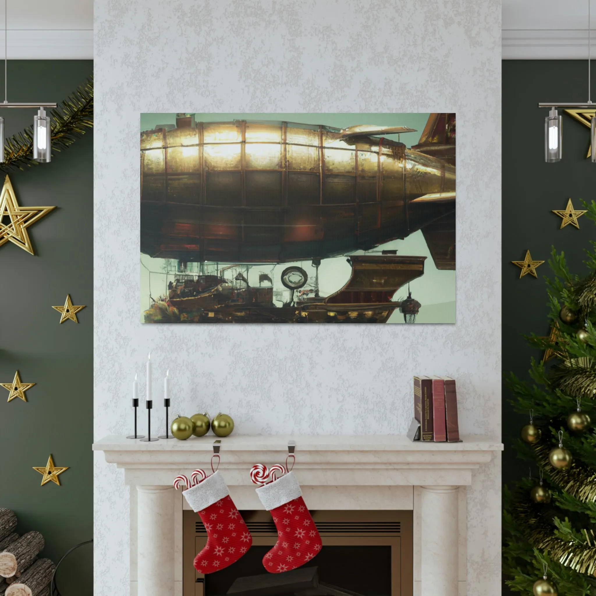 Steampunk Airship Digital
Digital Living Airship
Airship Living Digital - Canvas