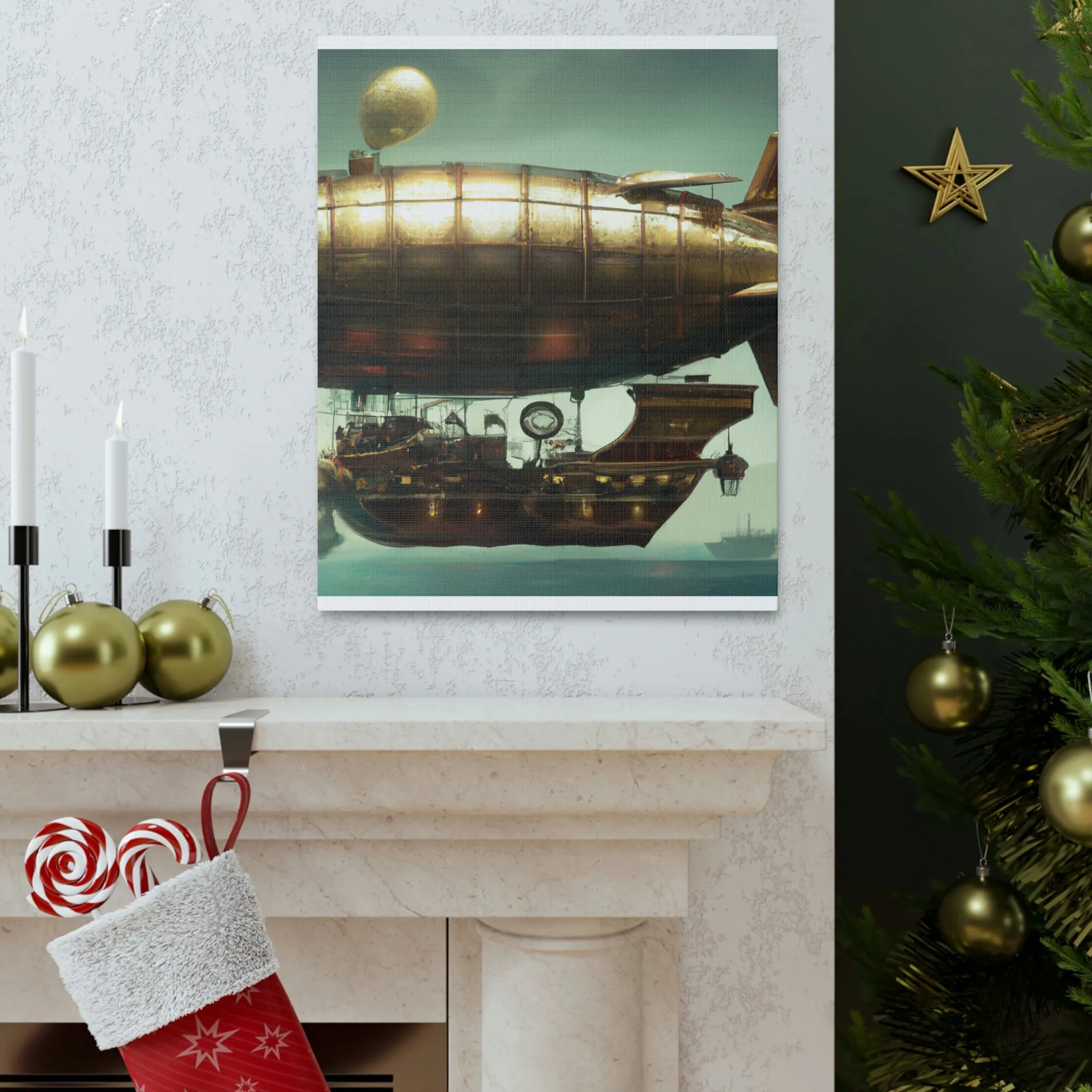 Steampunk Airship Digital
Digital Living Airship
Airship Living Digital - Canvas