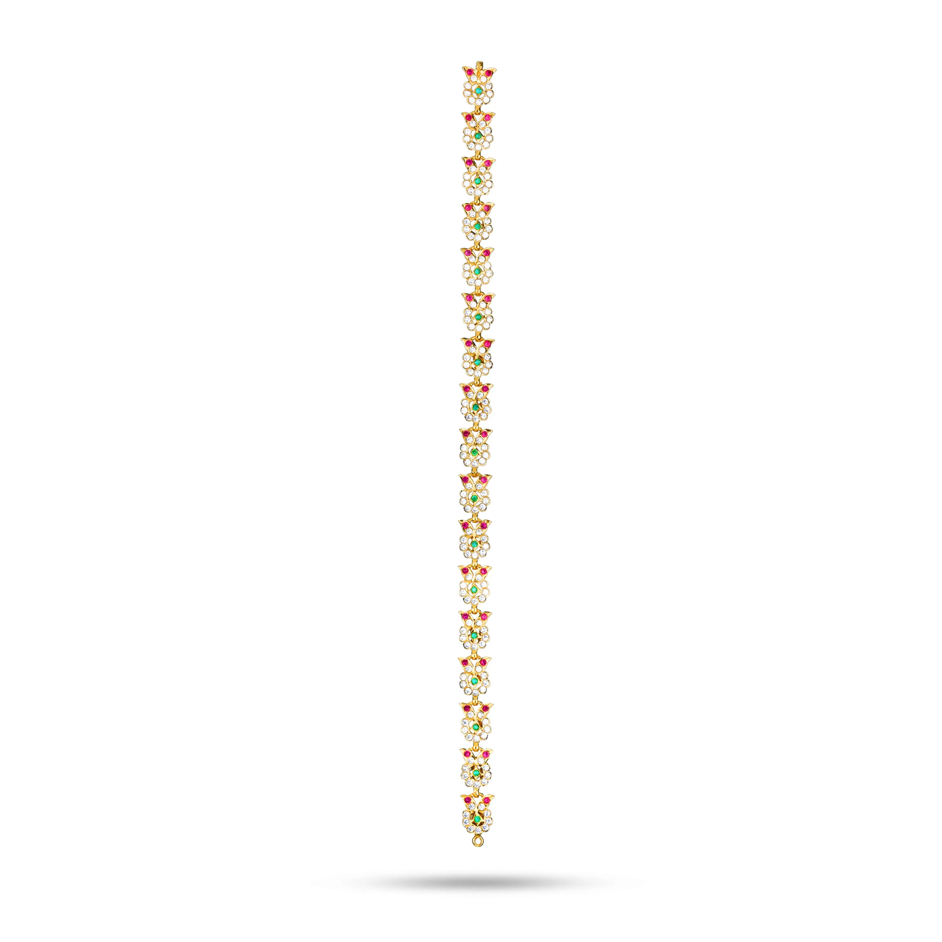 Stone Belt - 12 Inch | Waist Belt/ Multicolour Stone Jewelry/ Jewellery for Deity
