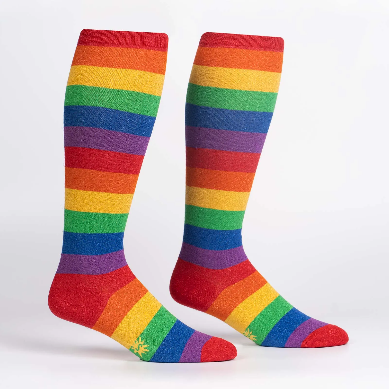 Stretch It Shimmer March With Pride Knee High Socks (Unisex)