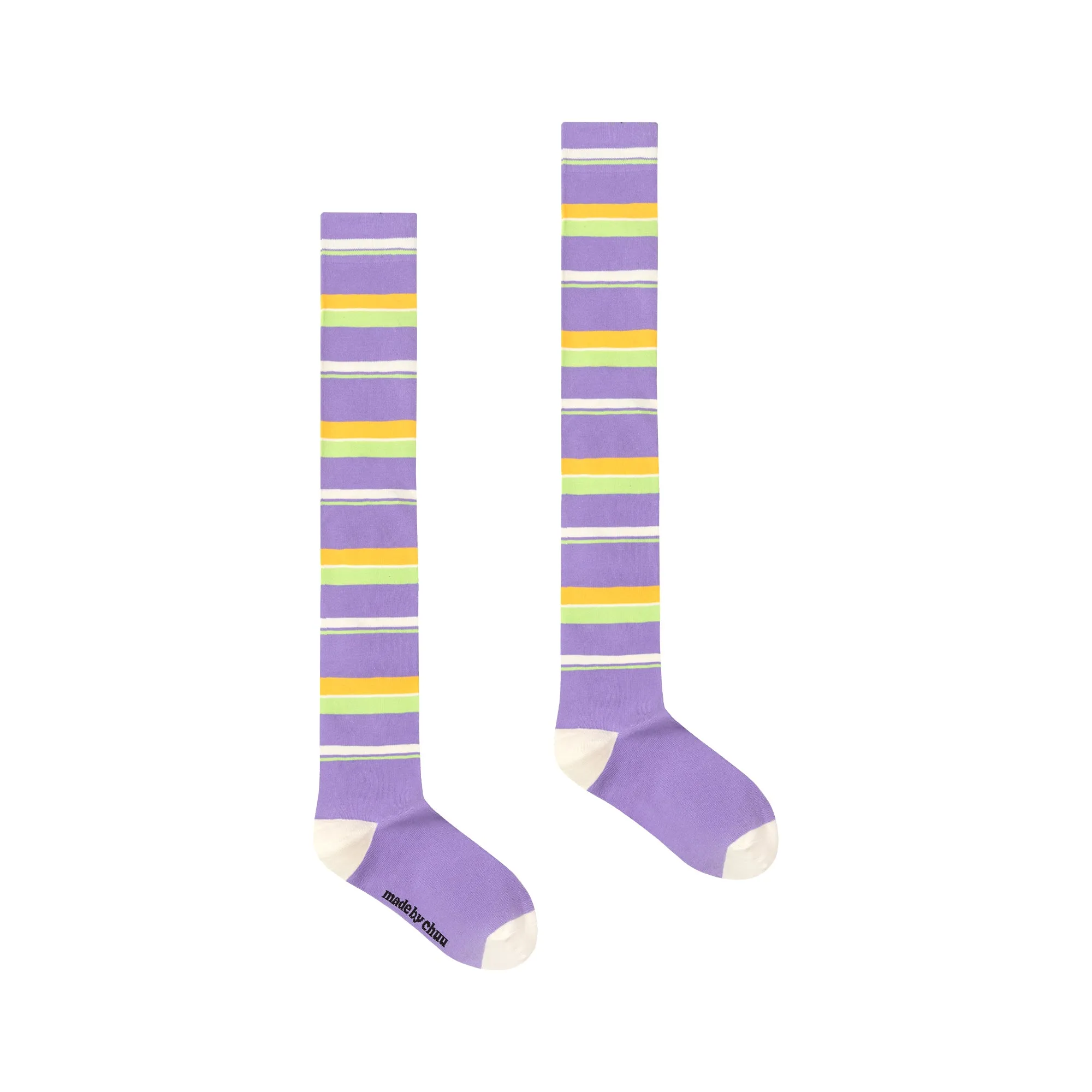 Striped Knee High Socks