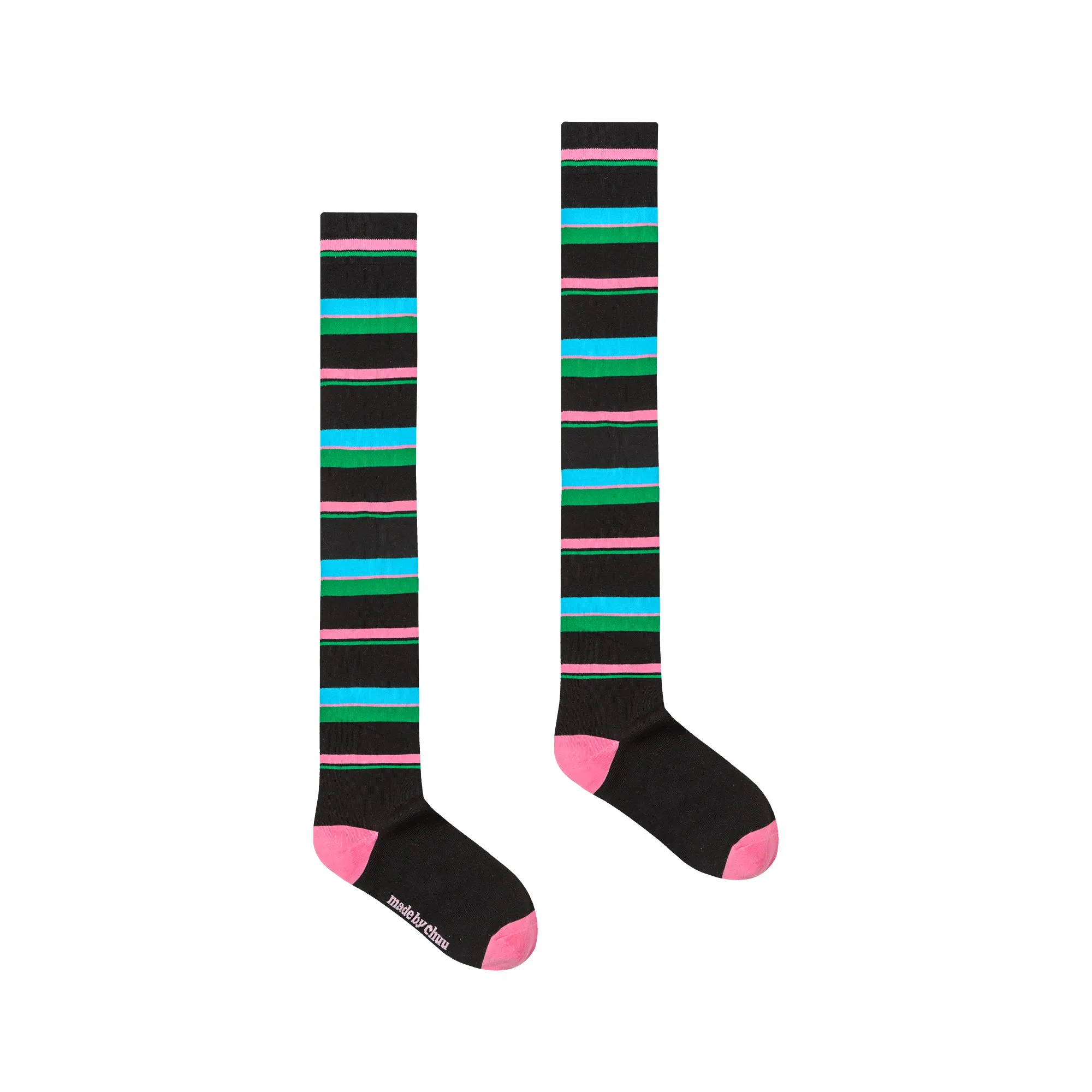 Striped Knee High Socks