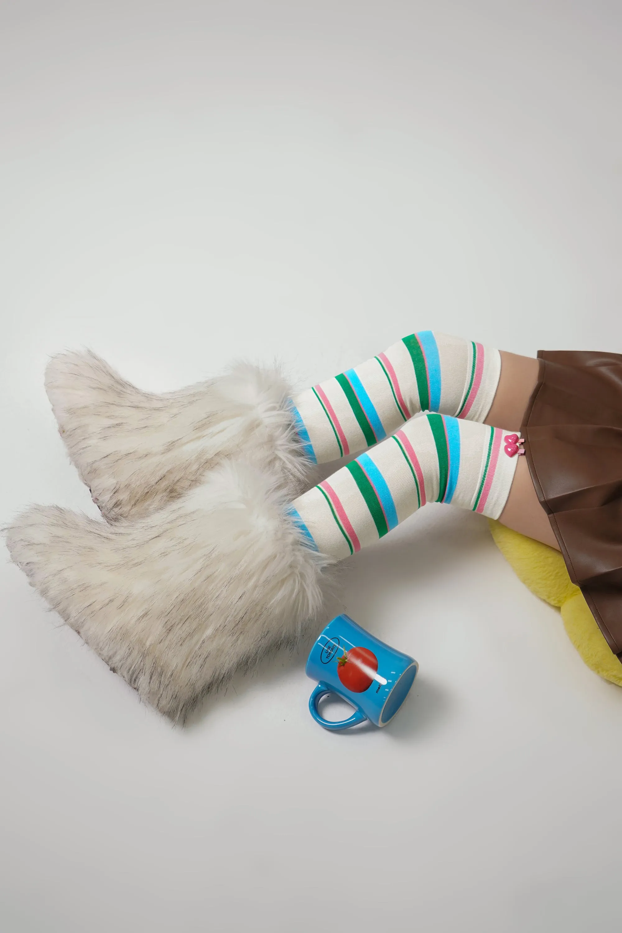 Striped Knee High Socks