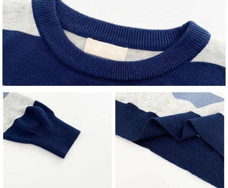 Striped Korean Streetwear Sweater
