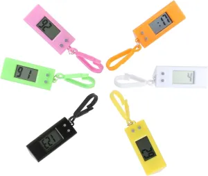 Student Digital Watch Keychain Watch for Boys and Girls Electronic Watch Keychain Pocket Watch Chain Boys and Girls Digital Watch Random
