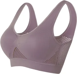 Sujetadores deportivos costura para Mujeres sujetadores de Yoga inalmbricos sujetadores tirantes Sports Bra Undies