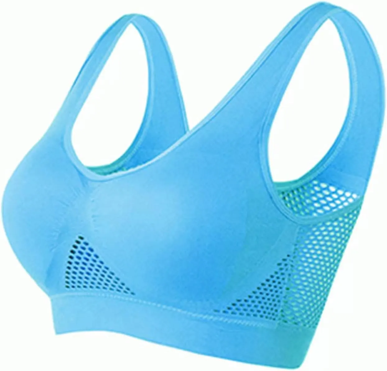 Sujetadores deportivos costura para Mujeres sujetadores de Yoga inalmbricos sujetadores tirantes Sports Bra Undies