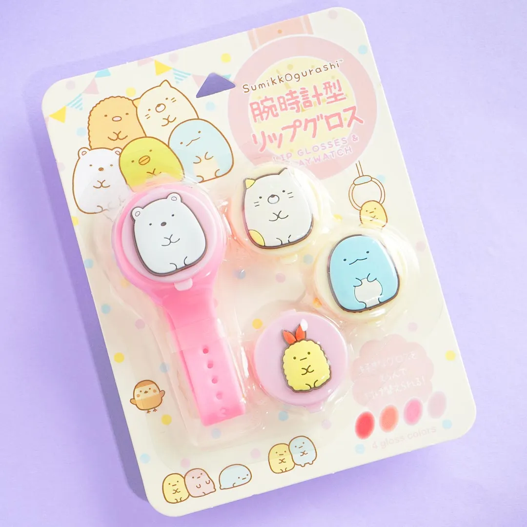 Sumikko Gurashi Classic Lip Gloss Watch Set