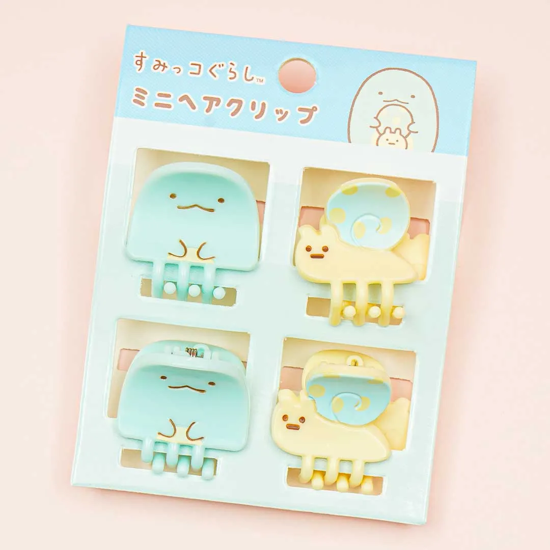 Sumikko Gurashi Mini Hair Clip Set - Tokage & Nisetsumuri