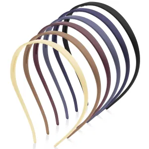Sunglass Headbands for Eyewear - Skinny Plastic No Headache, Flexible, Non Slip, Thin with Teeth for Women & Girls