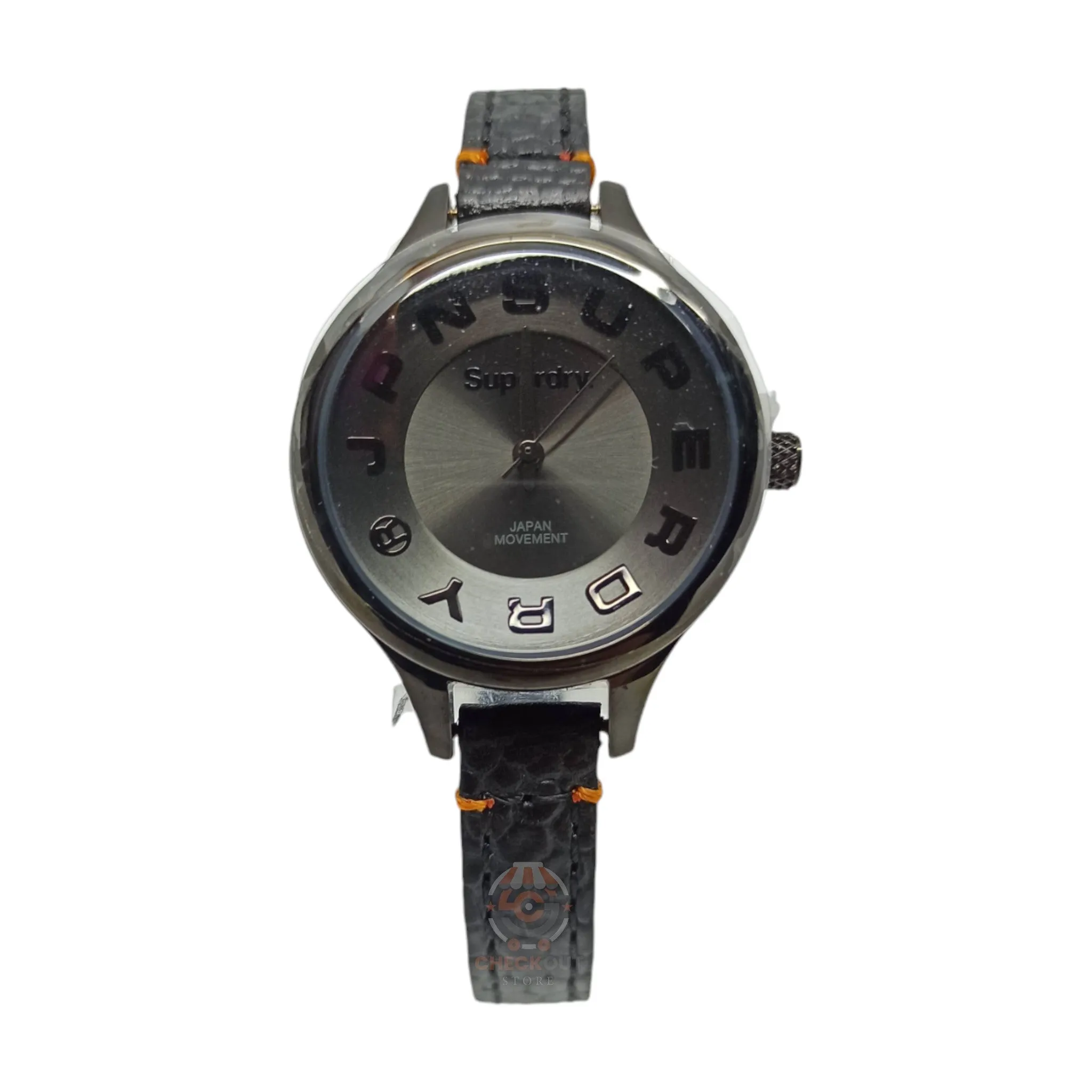 Super Dry - SYL155E - Black - Leather Strap - Original - Women's Watch