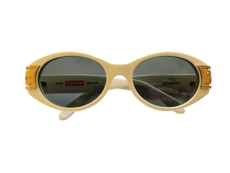 Supreme Plaza Sunglasses White