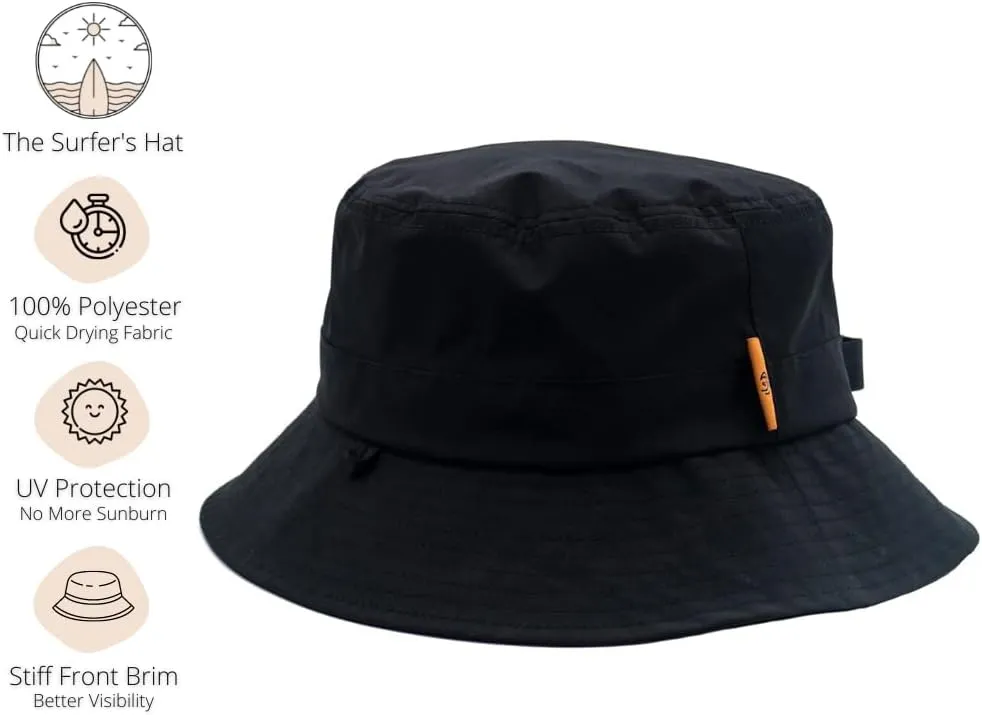Surf Bucket Hat for Surfing, Fishing, Boating, Watersports | Men & Women
