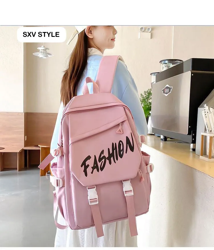 SXV "fashion" canvas korean backpack bag