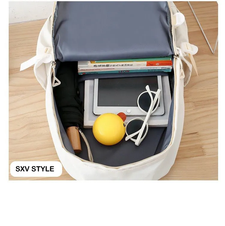 SXV "fashion" canvas korean backpack bag