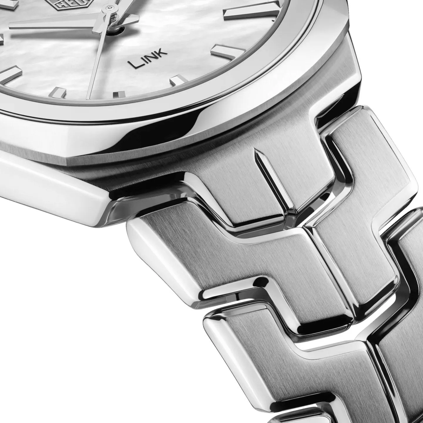 Tag Heuer Link Ladies White Date Watch WBC1310.BA0600