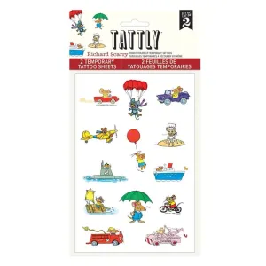 Tattly Richard Scarry Busy World Mice Tattoo Sheets