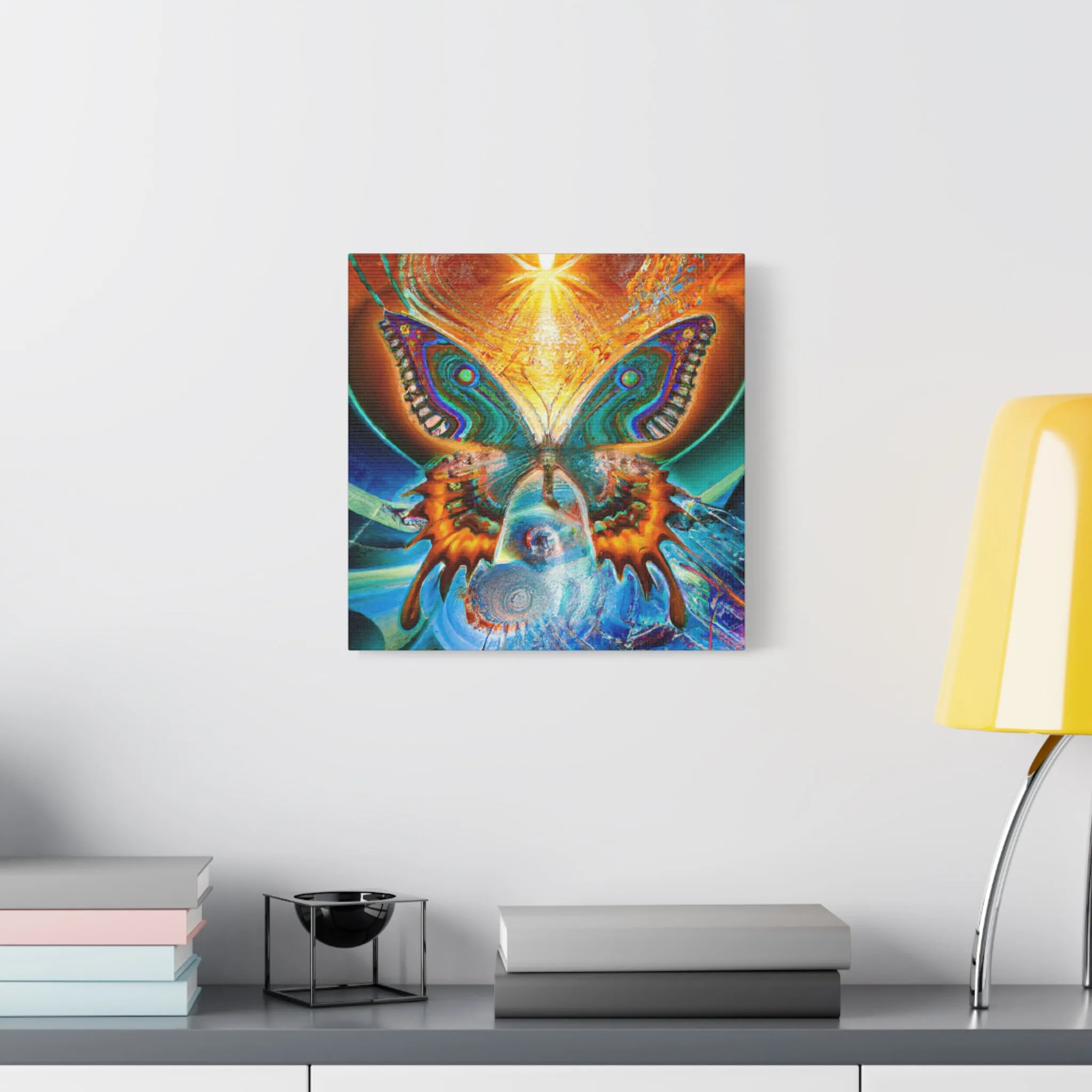 Techno-Morphing Infinity - Custom AI-Generated Canvas Art - Tailored Sizes,  Exclusive Designs,  Vibrant & Unique Wall Décor
