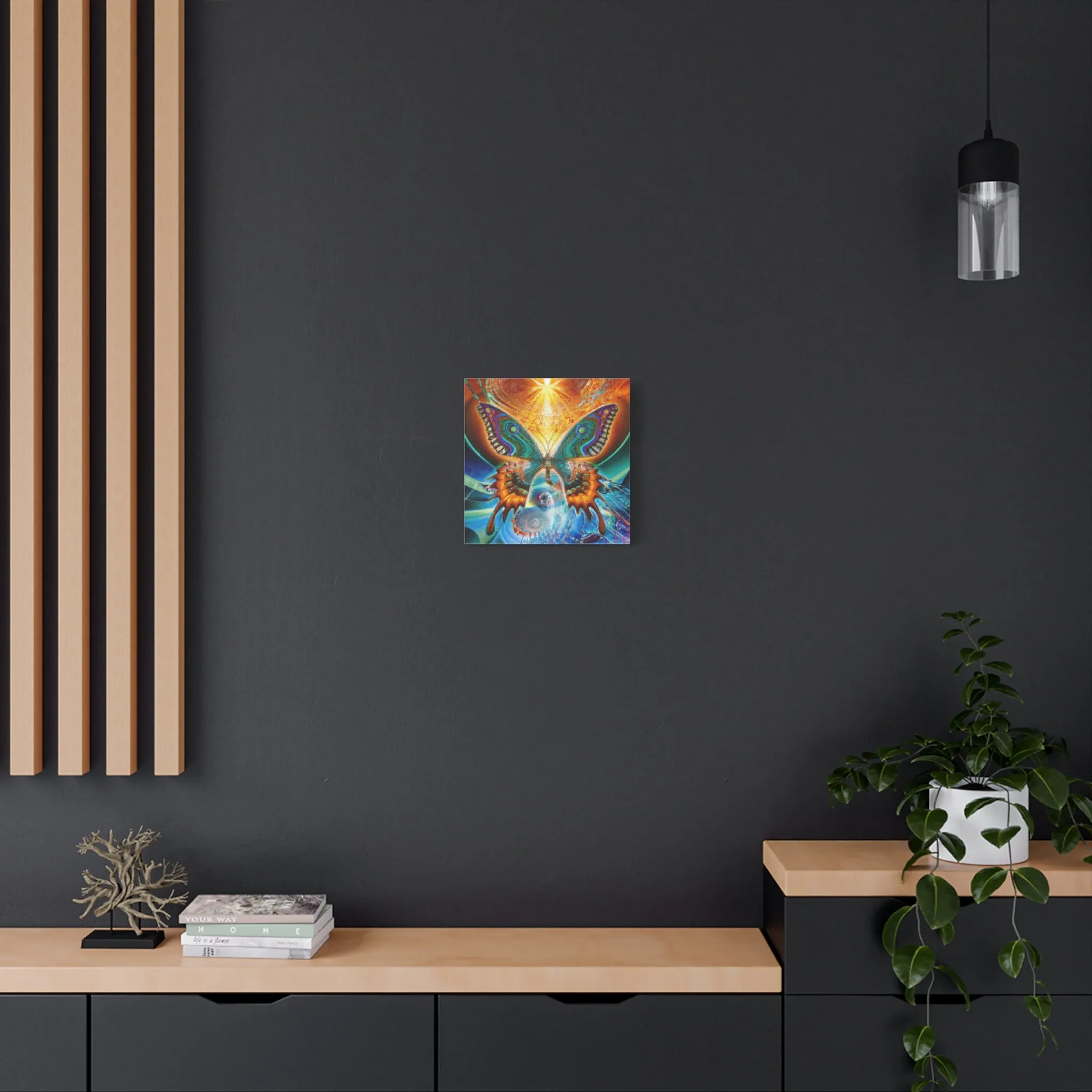Techno-Morphing Infinity - Custom AI-Generated Canvas Art - Tailored Sizes,  Exclusive Designs,  Vibrant & Unique Wall Décor