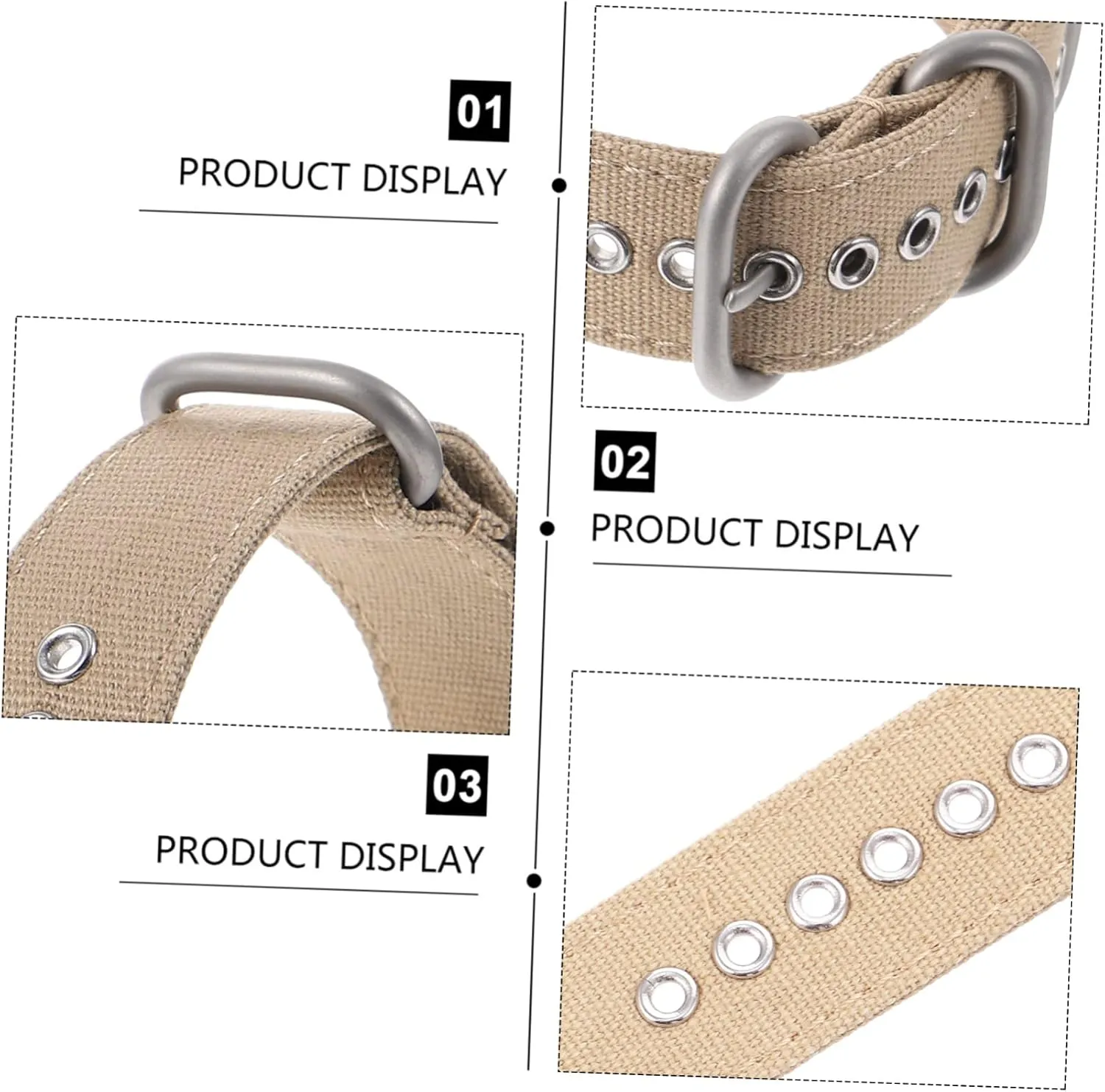 TENDYCOCO 1 PC Canvas Strap Watch Bracelet Watch Replacement Bands Mens Watch Bands Nylon Watch Strap Braided