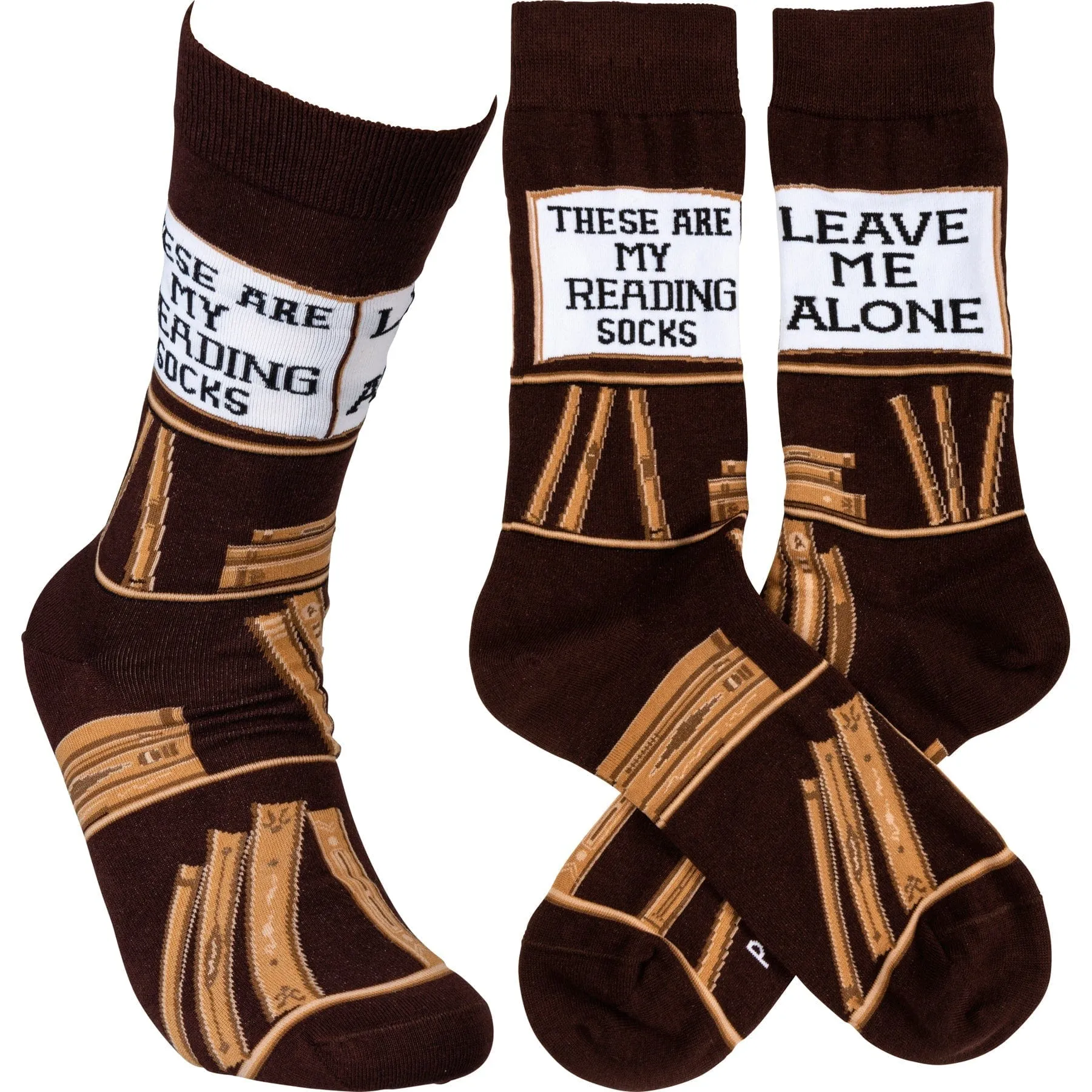 The Bullish Store Unisex These Are My Reading Novelty Socks