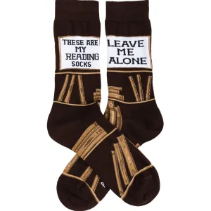 The Bullish Store Unisex These Are My Reading Novelty Socks