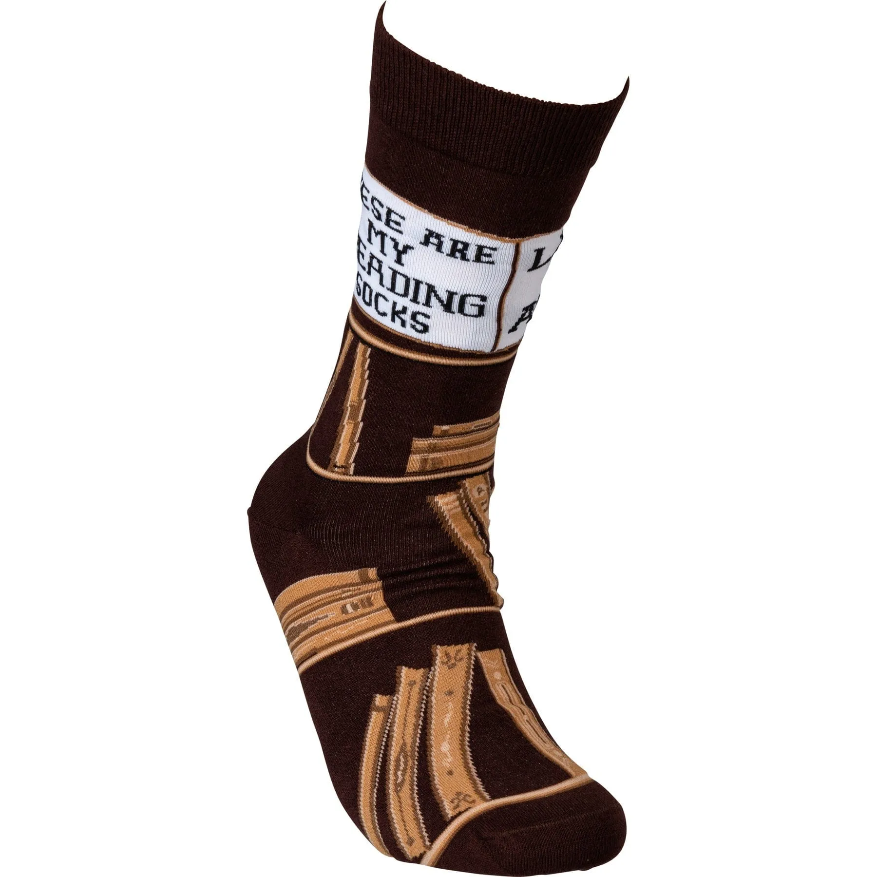 The Bullish Store Unisex These Are My Reading Novelty Socks
