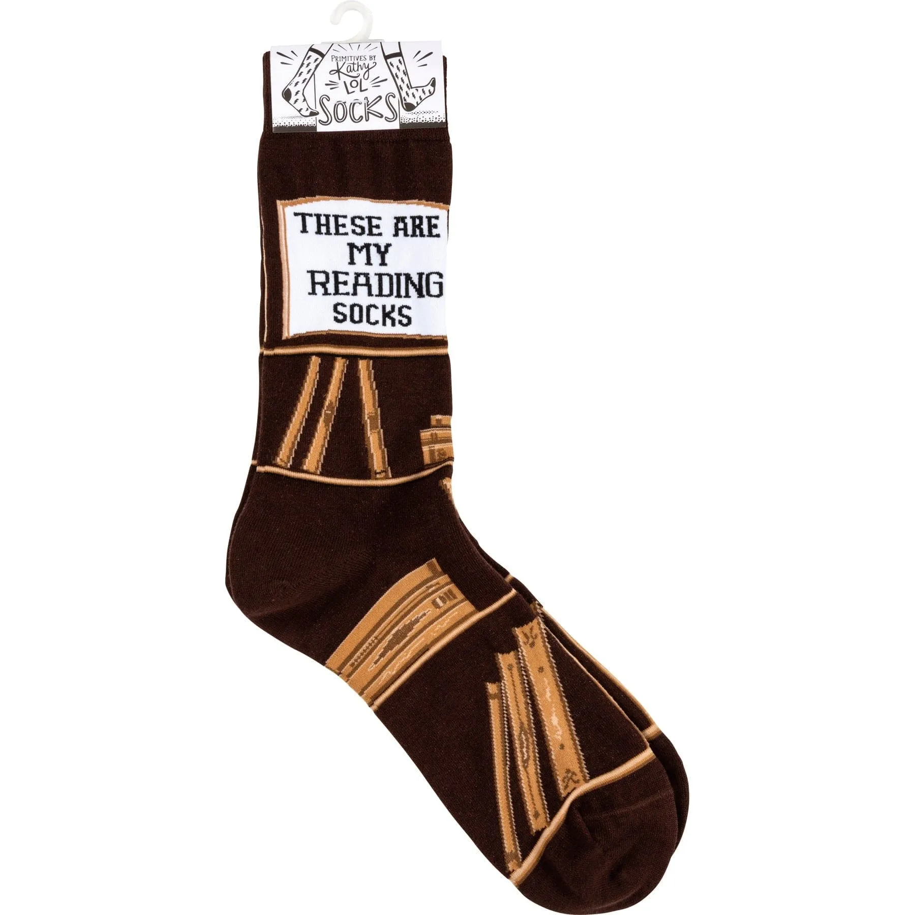 The Bullish Store Unisex These Are My Reading Novelty Socks