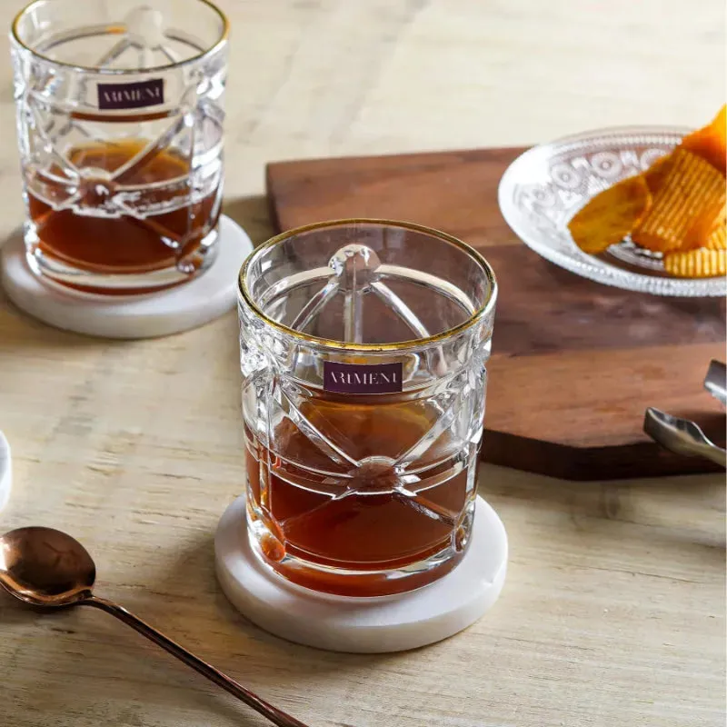 The Crossroads Whiskey Glass Set | 350 ML