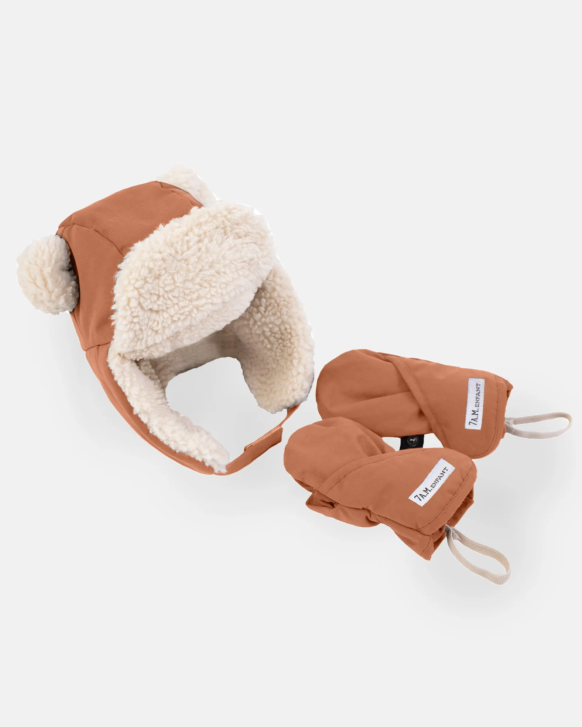 The Cub Set - Benji Sherpa | Hat & Mittens