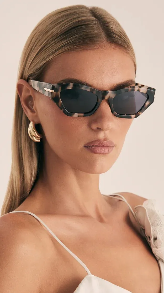 The Ellingson Sunglasses - Marble Tort Jet