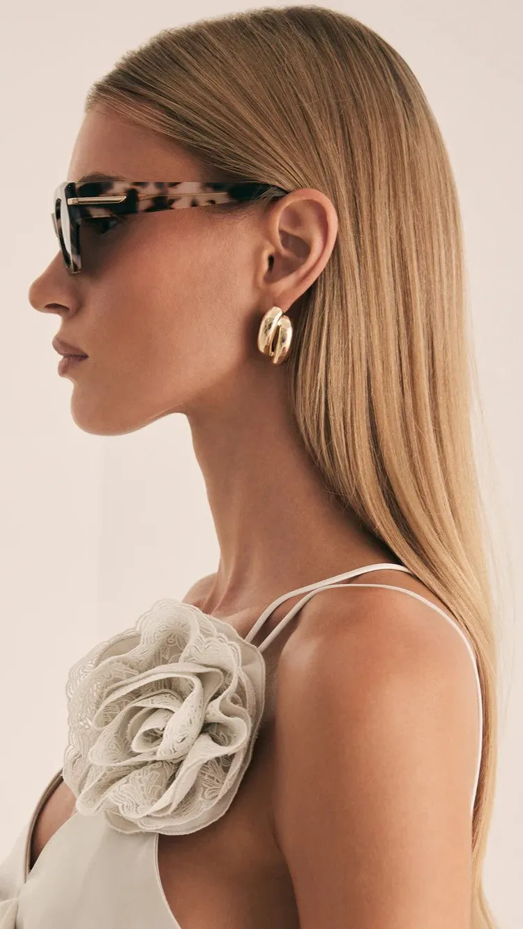 The Ellingson Sunglasses - Marble Tort Jet