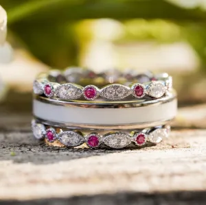 The Ladybird & Pink Vintage Stacker Set