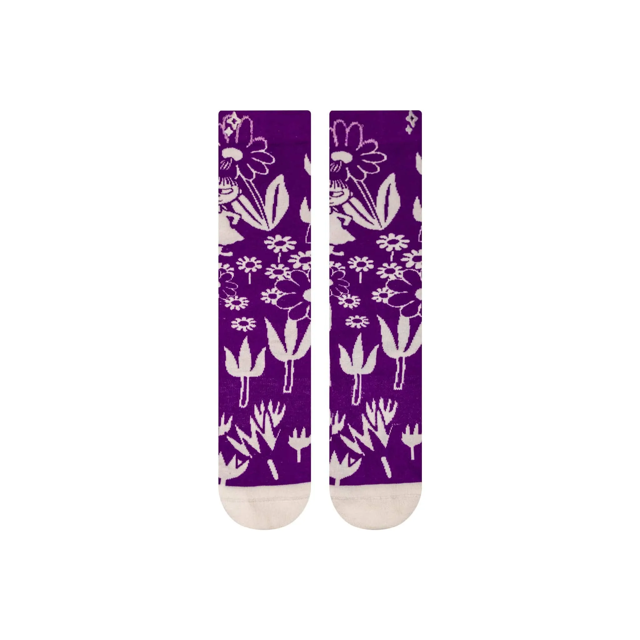 The Moomintrolls Nvrlnd Socks, Little My, Flower Glow Crew