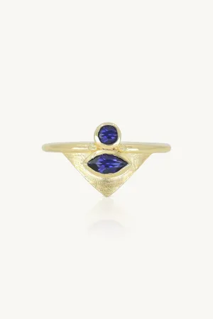 The Nile Sapphire Gold Ring