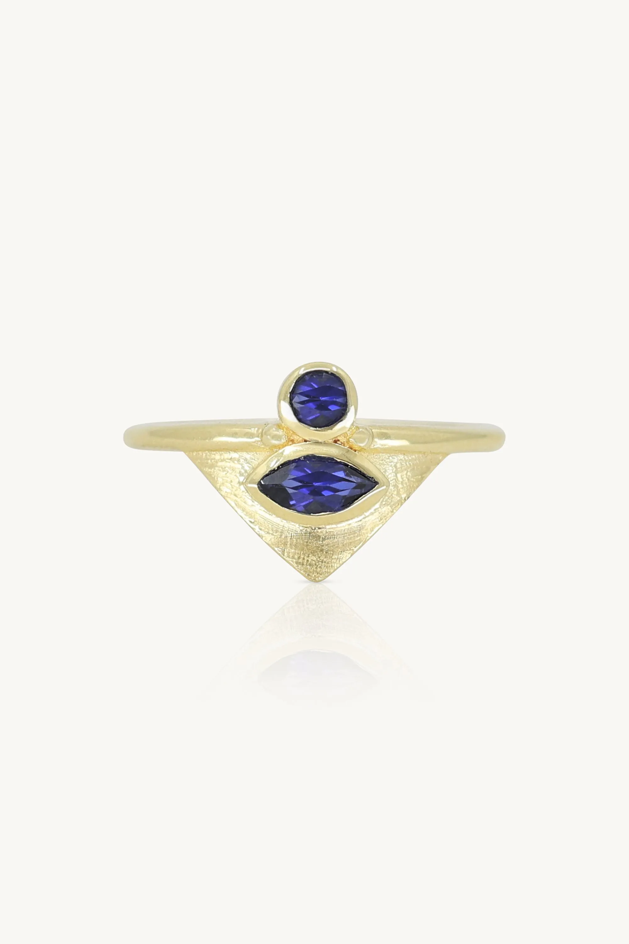 The Nile Sapphire Gold Ring