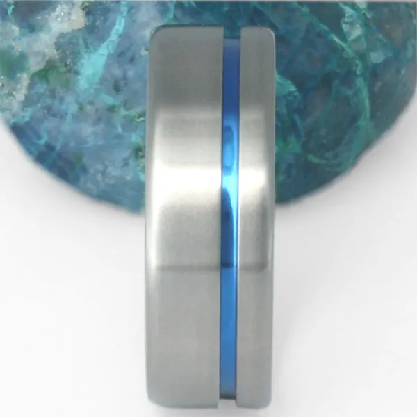 The Original Thin Blue Line Titanium Ring b2