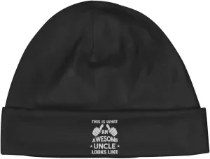 This is What an Awesome Uncle Looks Like Gifts for Men Unisex Hedging Cap Beanie Warm Skull Outdoor Sports Watch Hat