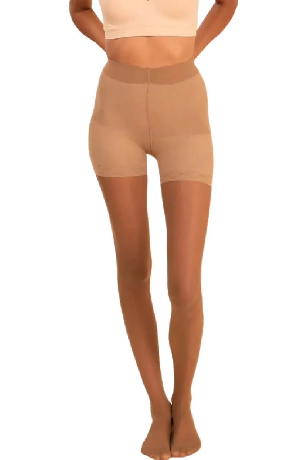 Threads Sheer Contour Tights, Tan (SHRTAN)