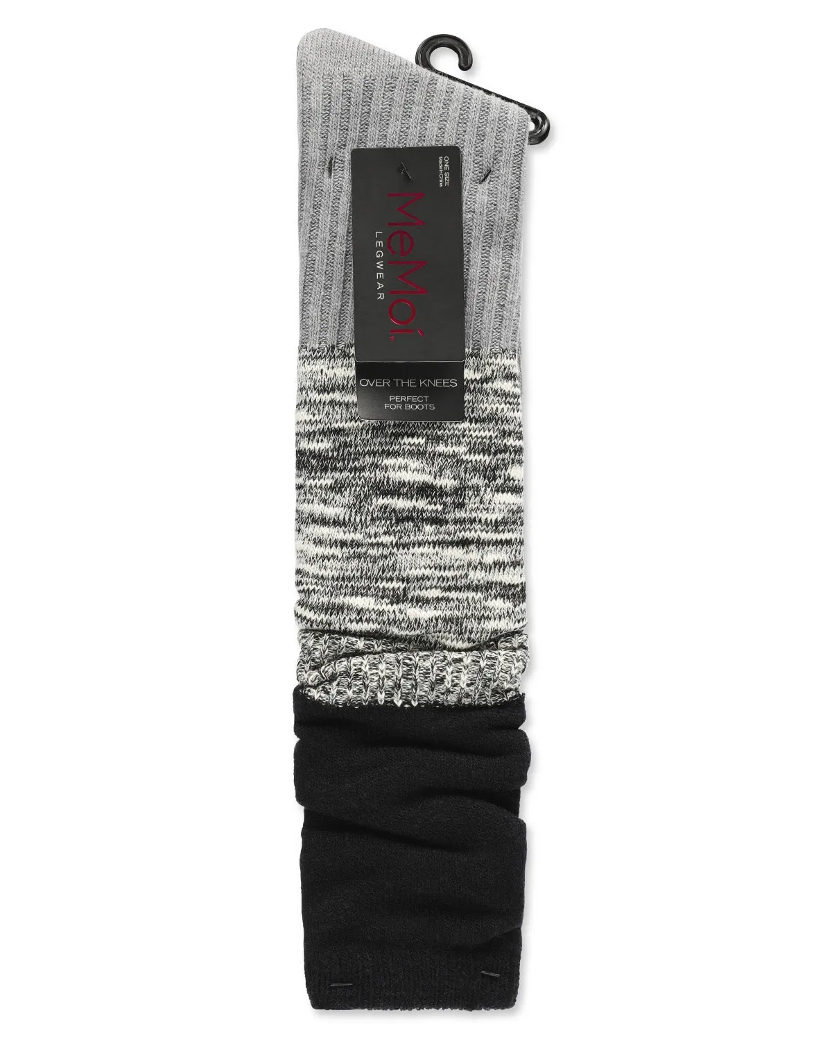 Three Tone Over The Knee Socks
