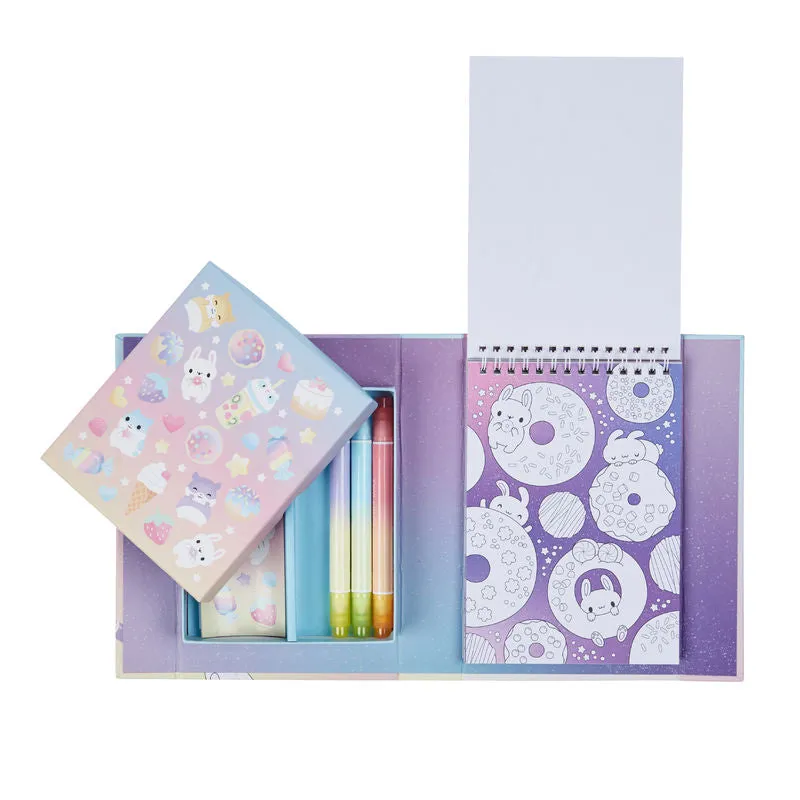 Tiger Tribe - Pastel Colouring Set | Kawaii Cafe
