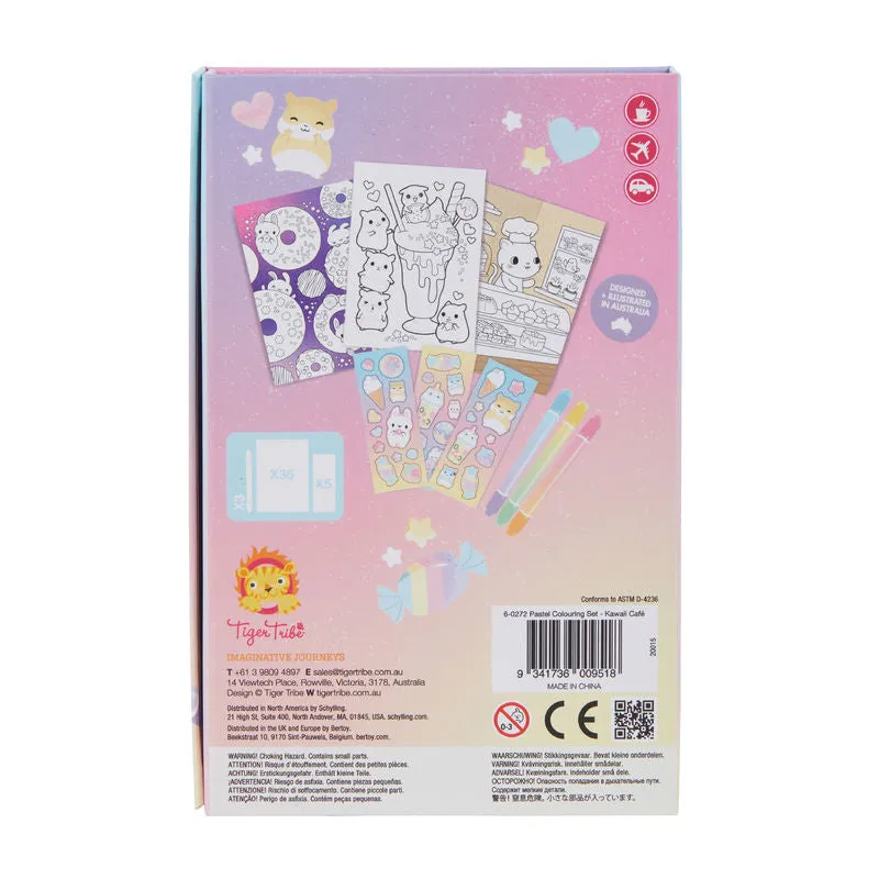 Tiger Tribe - Pastel Colouring Set | Kawaii Cafe
