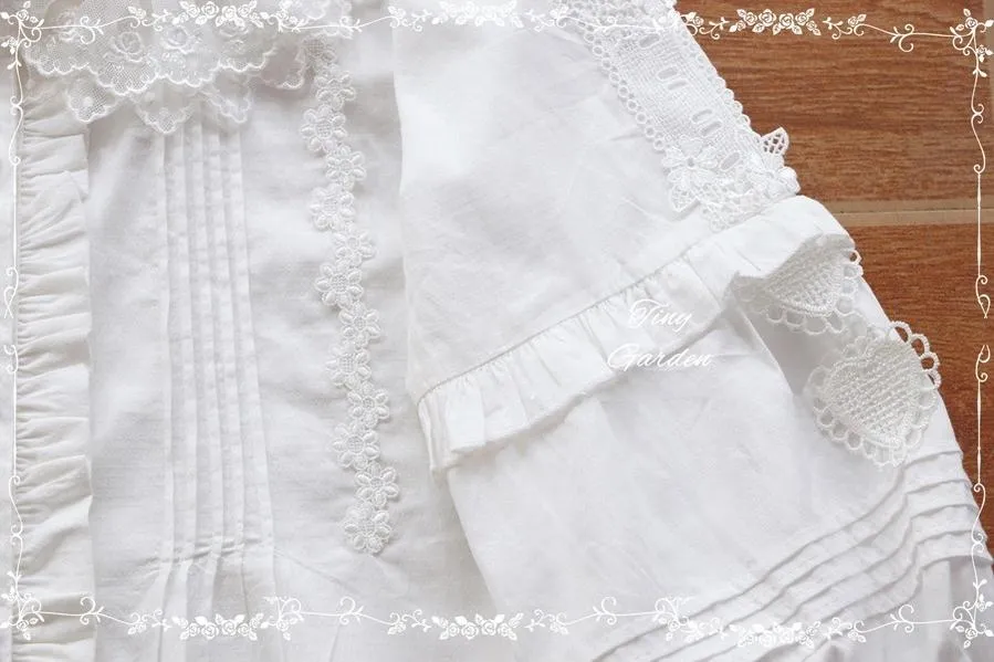 Tiny Garden~Robin~Kawaii Lolita Cotton Blouse