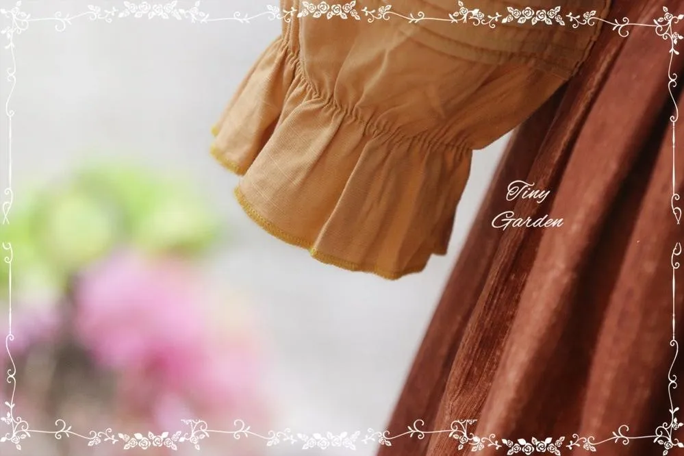 Tiny Garden~Robin~Kawaii Lolita Cotton Blouse