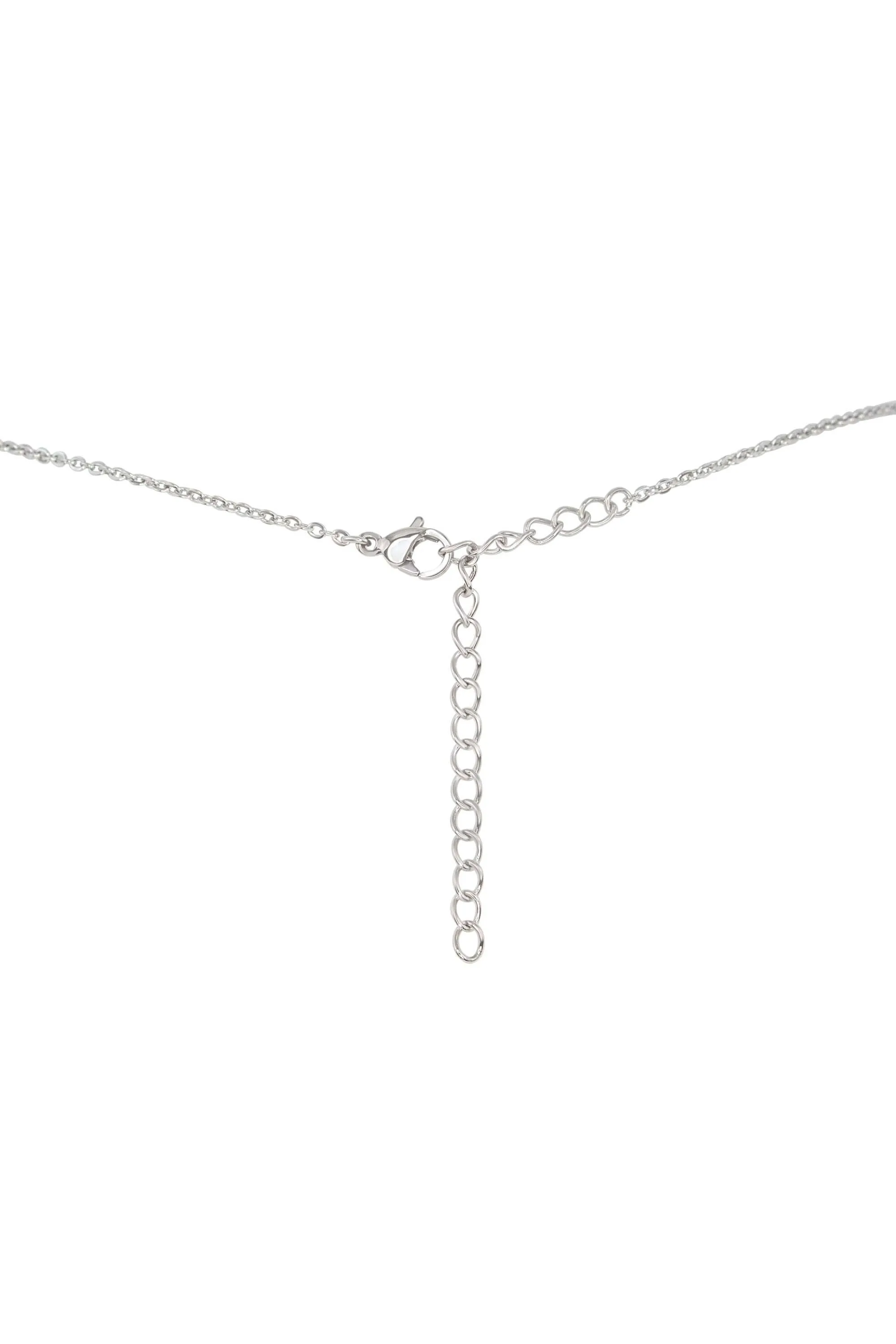 Tiny Raw White Freshwater Pearl Crystal Nugget Necklace