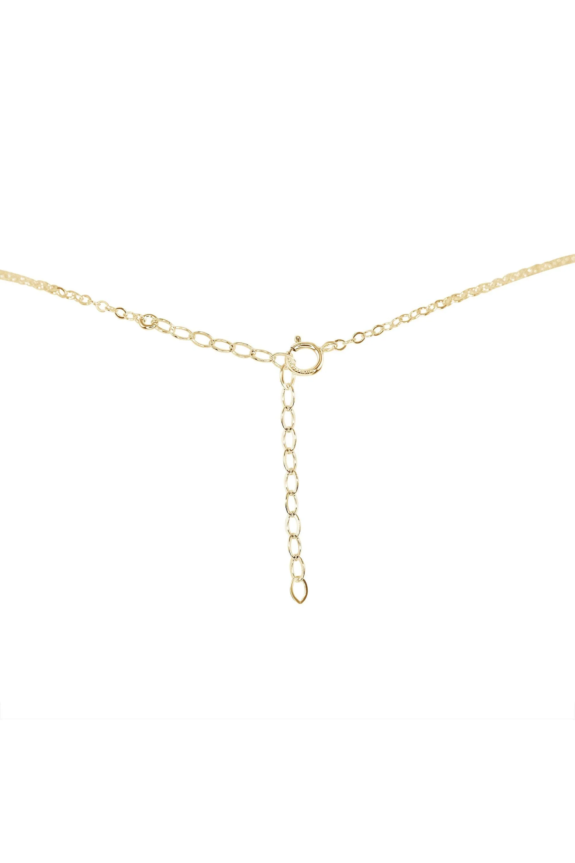 Tiny Raw White Freshwater Pearl Crystal Nugget Necklace