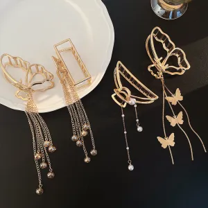 Toleet Butterfly Tassel Hairclips