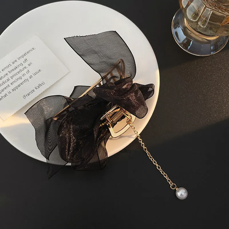 Toleet Butterfly Tassel Hairclips