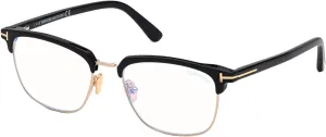 Tom Ford FT 5683-B BLUE BLOCK Shiny Black 54/18/145 men Eyewear Frame